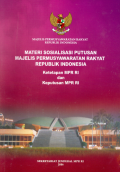 Materi Sosialisasi Putusan Majelis Permusyarawatan Rakyat Republik Indonesia