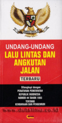 Undang-Undang Lalu Lintas Dan Angkatan Jalan