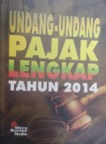 Undang-Undang Pajak Lengkap Tahun 2014