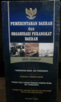 Pemerintah Daerah Dan Organisasi Perangkat Daerah