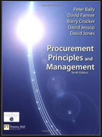 Procurement Principles and Management