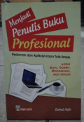 Menjadi Penulis Buku Profesional